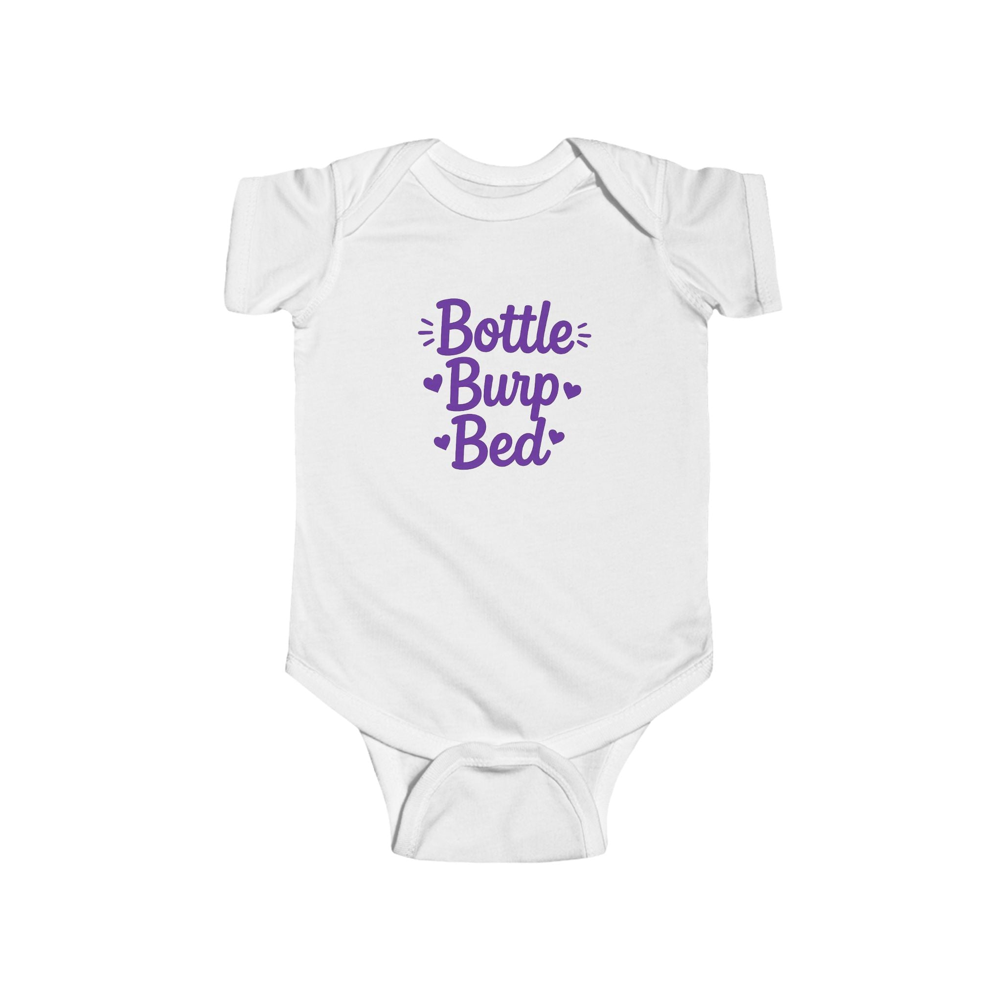 Bottle. Burp. Bed.