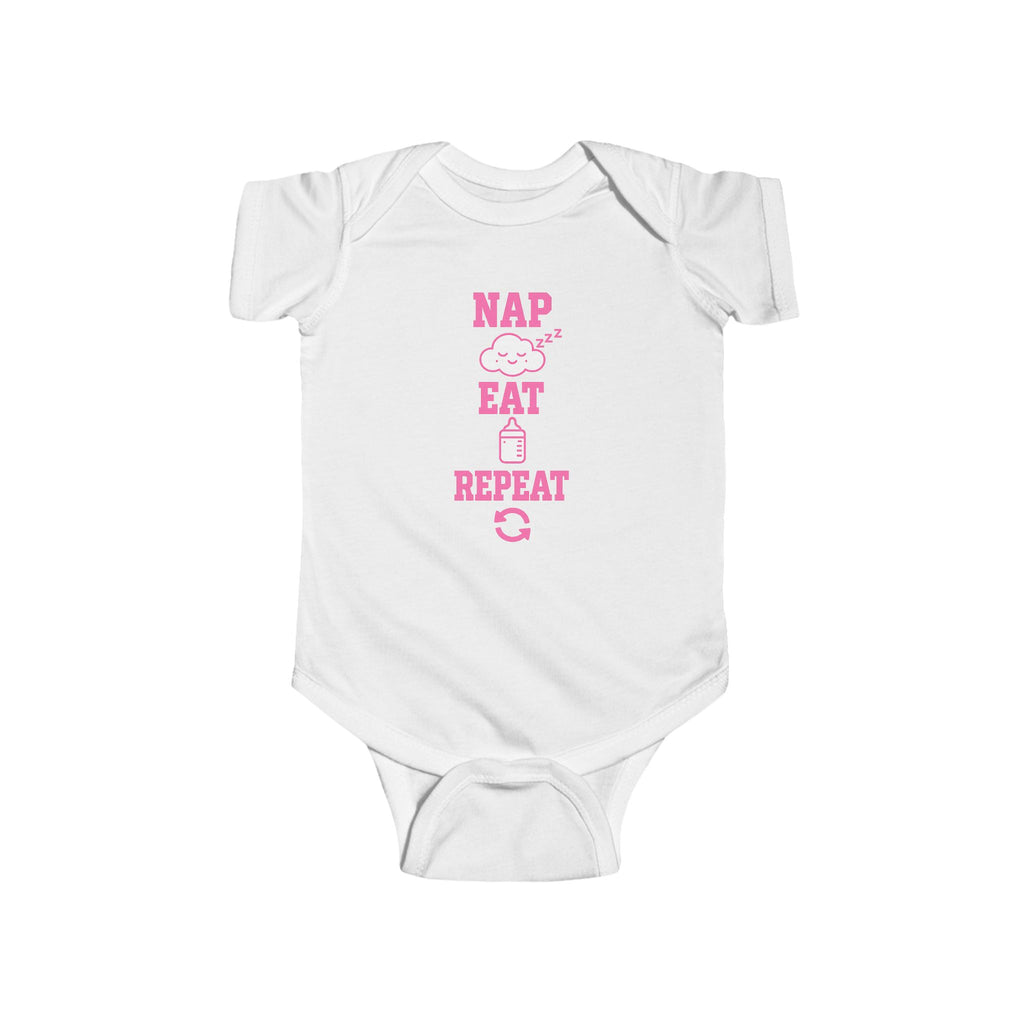 Nap. Eat. Repeat. - Pink